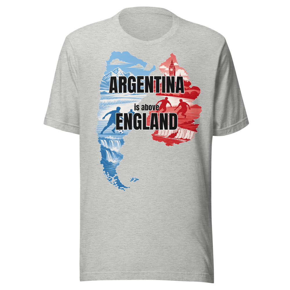 Argentina Over England t-shirt — Map Edition