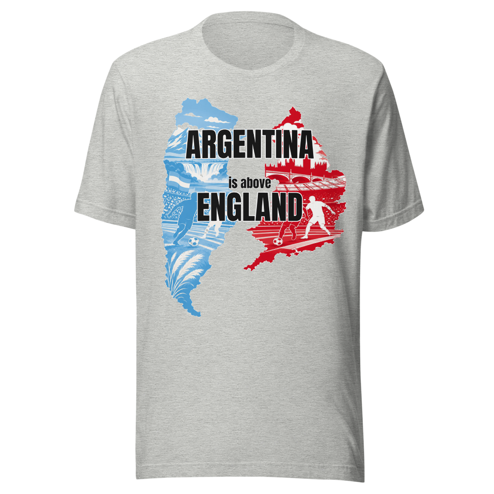 Argentina Over England t-shirt — Map Edition