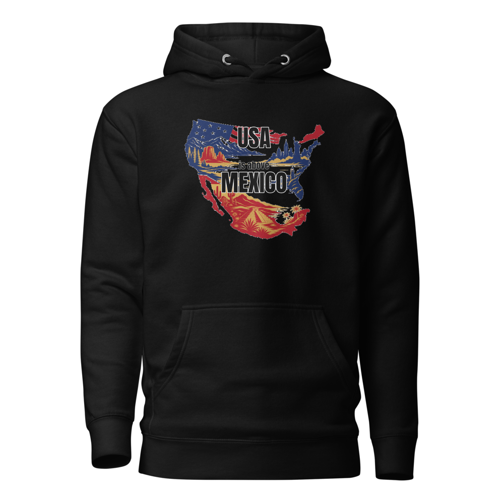 Usa Over Mexico t-shirt — Map Edition
