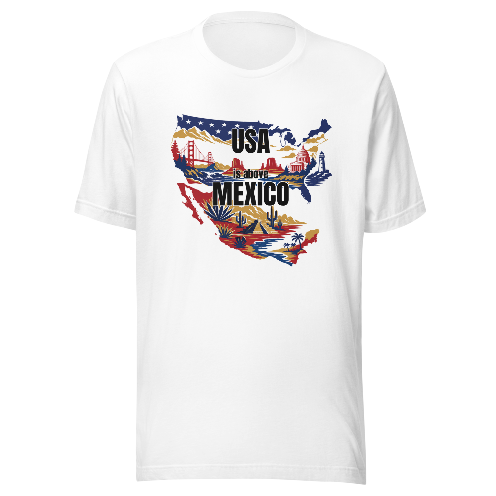 Usa Over Mexico — Tshirt
