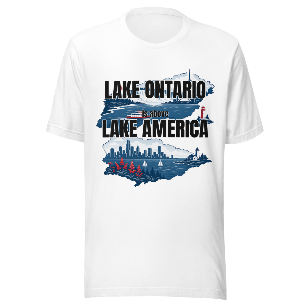 Lake Ontario above Lake America — Tshirt