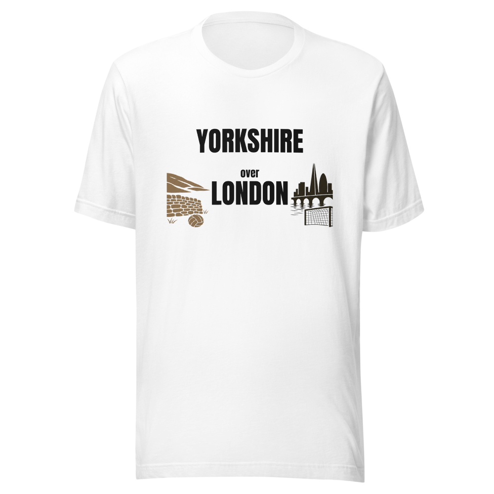 Yorkshire Over London t-shirt — Classic Text