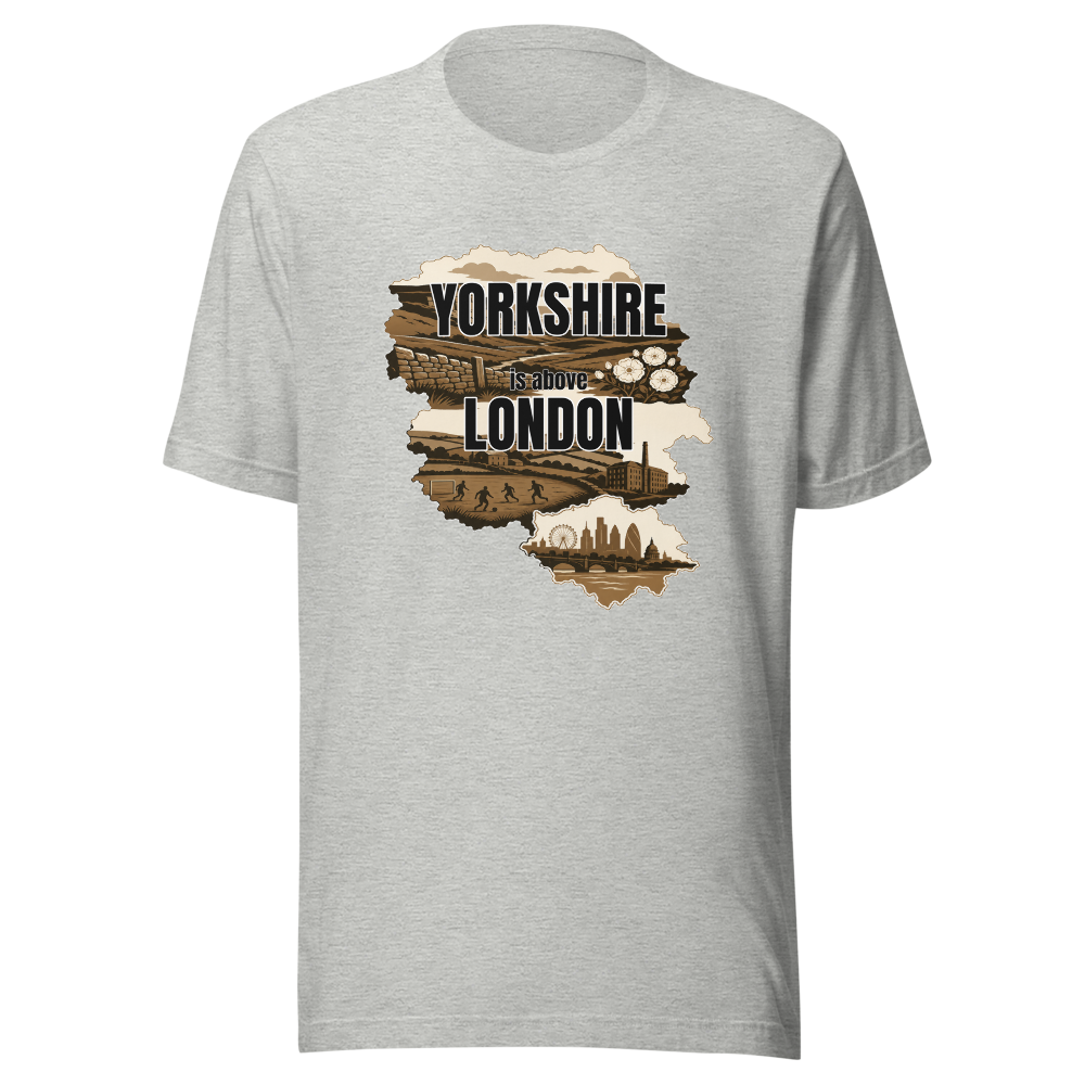 Yorkshire Over London t-shirt — Map Edition