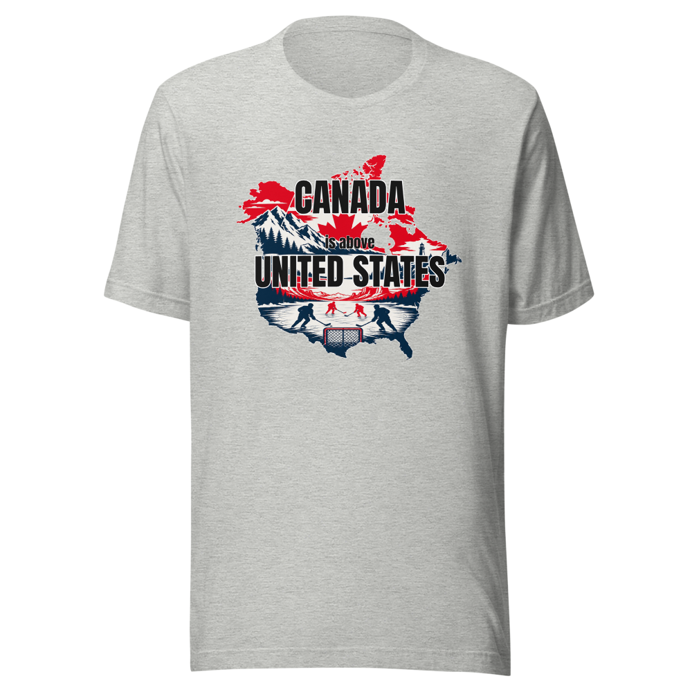 Canada Over USA t-shirt — Canada Kept the Queen's Manners. United States Kept the Fireworks.