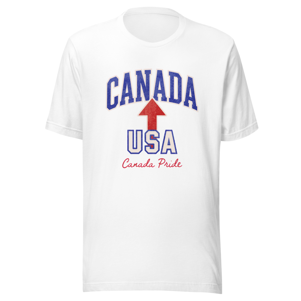 Canada Over USA tee — Above It All — Literally.