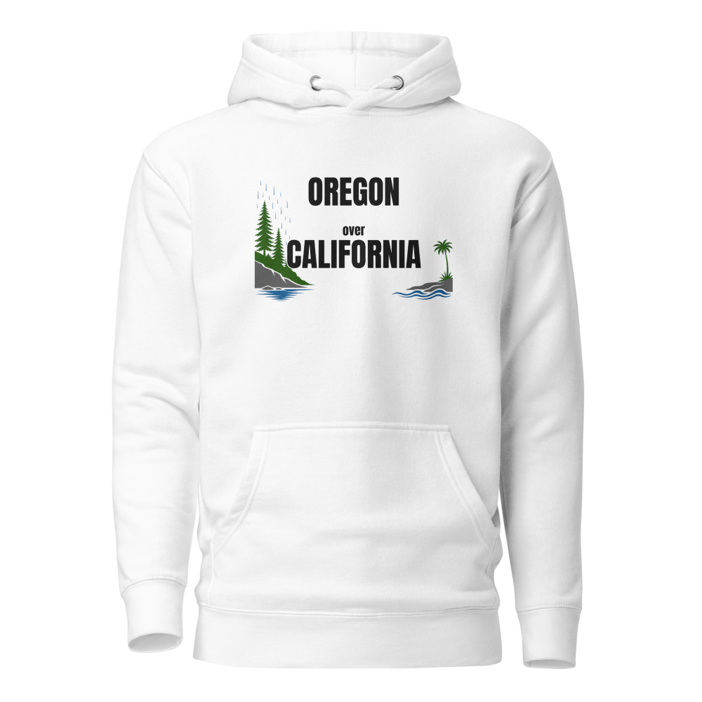 Oregon Over California t-shirt — Classic Text