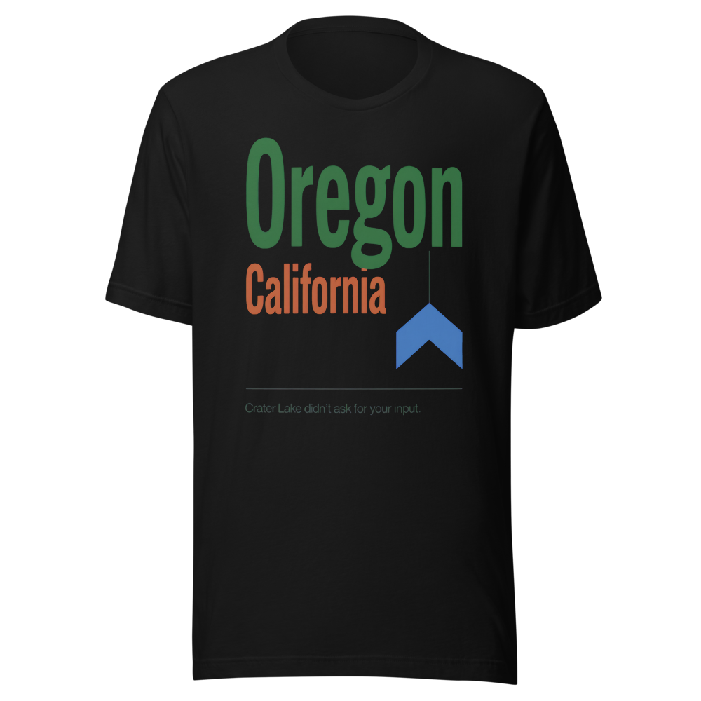 Oregon Over California t-shirt — Modern Edition